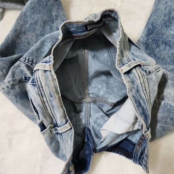 Zara Basic Bleached pants Size 8 - Picture 5 of 12